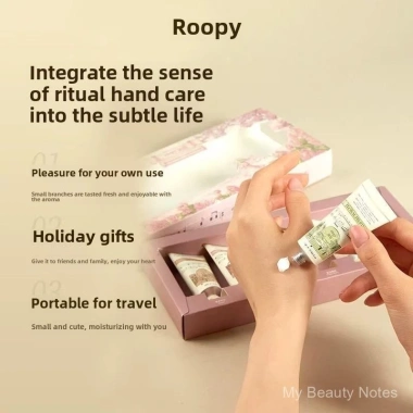 Kem dưỡng ẩm tay Roopy TFZR - Cầm tay nhỏ gọn, chống khô nứt, hương thơm dịu, quà tặng lý tưởng - 298.565 VND 9