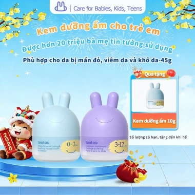 Kem dưỡng ẩm Tootoo gel thạch cho bé 0‑13 tuổi, làm dịu da khô, ngứa, mẩn đỏ, cấp ẩm sâu – 79.900₫