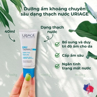 Kem dưỡng ẩm Uriage Water Jelly 40ml - Da mềm mịn, căng mọng, giảm giá 590k