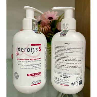 Kem Dưỡng Ẩm Xerolys 5 Lysaskin 200ml – Urea 5% Phục Hồi Da Khô, Bong Tróc, Ngứa, Dùng Cho Mặt & Toàn Thân Giá 330.000 VND