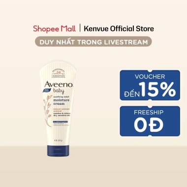 Kem dưỡng Aveeno Baby 227g cho da khô nhạy cảm - Giá ưu đãi 332.000₫