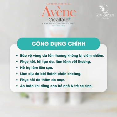 Kem Dưỡng Avene Cicalfate Repair Cream – Dưỡng ẩm, phục hồi da, giảm sẹo thâm, giá 349.000₫