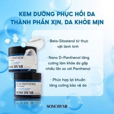 Kem dưỡng B5 Some By Mi 50g - D-Parthenol 5% + Peptides, phục hồi da chuyên sâu, giảm giá 299.000 VNĐ