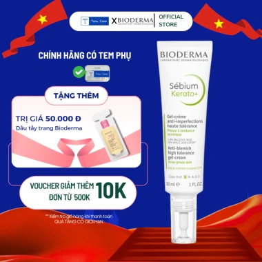 Kem dưỡng Bioderma Sébium Kerato+ - Giảm mụn nhẹ, se lỗ chân lông, 418.300 VND