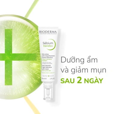 Kem dưỡng Bioderma Sébium Kerato+ - Giảm mụn nhẹ, se lỗ chân lông, 418.300 VND
