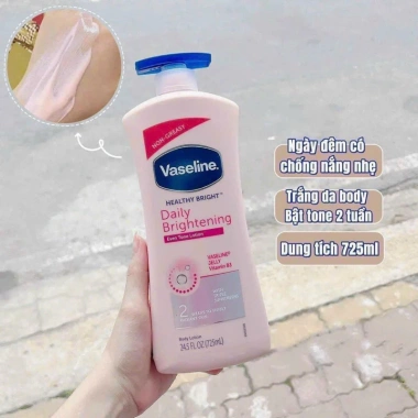 Kem Dưỡng Body Trắng Da Vaseline 725ml – Dưỡng ẩm, Da sáng mịn, Giá 135k 2
