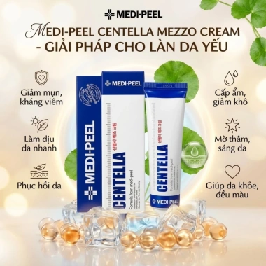 Kem dưỡng Centella Medi Peel 30ml - Giảm mụn, phục hồi da, mờ thâm, chỉ 350.000 VND