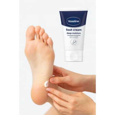 Kem dưỡng chân Vaseline 55g - Độ ẩm sâu, hấp thụ nhanh, chăm sóc gót & bàn chân, giảm 21% 2 Kem dưỡng chân Vaseline 55g - Độ ẩm sâu, hấp thụ nhanh, chăm sóc gót & bàn chân, giảm 21% 2
