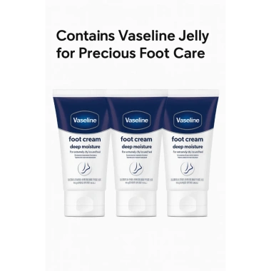 Kem dưỡng chân Vaseline 55g - Độ ẩm sâu, hấp thụ nhanh, chăm sóc gót & bàn chân, giảm 21% 3 Kem dưỡng chân Vaseline 55g - Độ ẩm sâu, hấp thụ nhanh, chăm sóc gót & bàn chân, giảm 21% 3