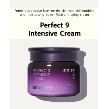 Kem Dưỡng Chuyên Sâu 9 Thương Hiệu Innisfree Perfect 9 Intensive 60mL - Giá ưu đãi 713,807 VND 3 Kem Dưỡng Chuyên Sâu 9 Thương Hiệu Innisfree Perfect 9 Intensive 60mL - Giá ưu đãi 713,807 VND 3