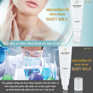 Kem Dưỡng Cổ Neck Cream Baby Milk 50g - Hàng Hiệu Cao Thiên Nhi, Giá gốc 2.160.000, giảm còn 1.800.000