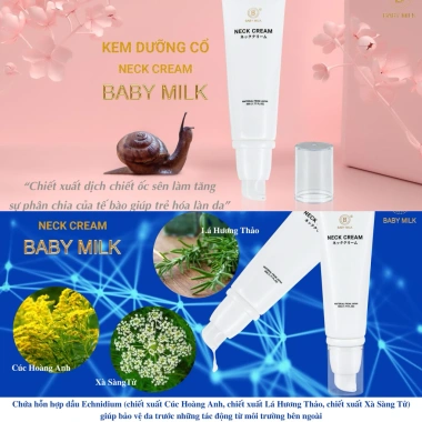 Kem Dưỡng Cổ Neck Cream Baby Milk 50g - Hàng Hiệu Cao Thiên Nhi, Giá gốc 2.160.000, giảm còn 1.800.000