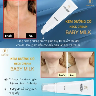 Kem Dưỡng Cổ Neck Cream Baby Milk 50g - Hàng Hiệu Cao Thiên Nhi, Giá gốc 2.160.000, giảm còn 1.800.000