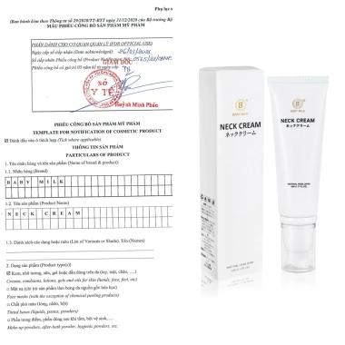 Kem Dưỡng Cổ Neck Cream Baby Milk 50g - Hàng Hiệu Cao Thiên Nhi, Giá gốc 2.160.000, giảm còn 1.800.000