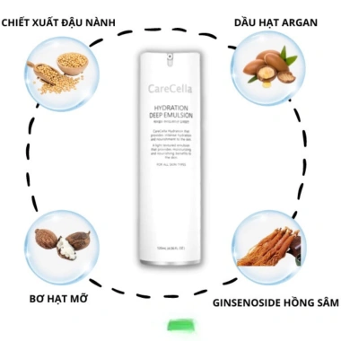 Kem dưỡng da Aqua CARECELLA trắng tự nhiên, dưỡng ẩm, phục hồi, chống lão hóa cho da dầu, mụn, khô - Giảm còn 315.000 VND 6