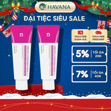 Kem Dưỡng Da Arbutin 5% Tosowoong Hàn Quốc 50ml: Trắng Sáng Mờ Nám Tàn Nhang Giảm Giá 343k