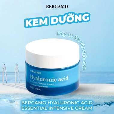 Kem dưỡng da Bergamo Hyaluronic Acid 50g - Dưỡng ẩm sâu, giảm nếp nhăn 235k