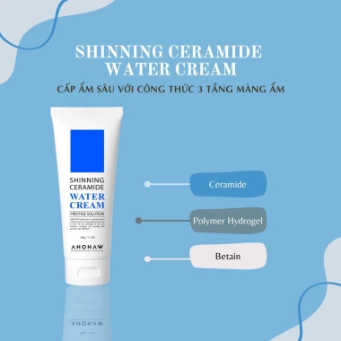 Kem Dưỡng Da Cấp Nước Căng Bóng Sáng Mịn Shinning Ahohaw Hàn Quốc 80g - Giá 720k