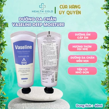 Kem Dưỡng Da Chân & Gót Chân Vaseline C2Y 60ml - Dưỡng ẩm sâu, mềm da, ngừa nứt nẻ, thấm nhanh, giảm giá 20% 2