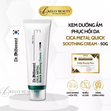 Kem Dưỡng Da Dr.Different Cica Soothing Cream - Dưỡng ẩm, dịu nhanh - Kelly 9