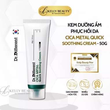 Kem Dưỡng Da Dr.Different Cica Soothing Cream - Dưỡng ẩm, dịu nhanh - Kelly 10