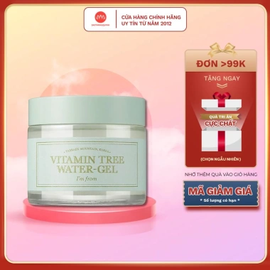 Kem dưỡng da Im From Vitamin Tree Water Gel 75g không silicone, cấp ẩm sâu, phục hồi da - 104.000 VND