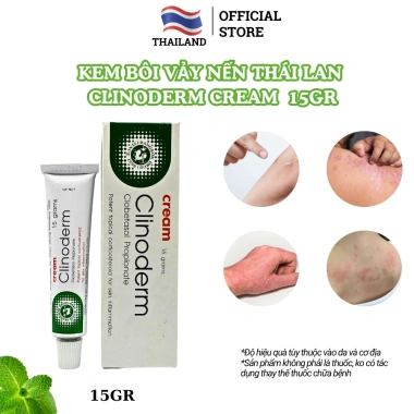 Kem dưỡng da khô vảy nến Clinoderm Thái Lan 15gr - Dưỡng ẩm sâu, giảm vảy nến, 104.940₫