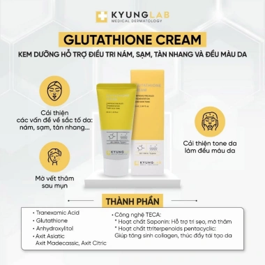 Kem dưỡng da KyungLab 50ml - Glutathione, B5 cấp ẩm, giảm nám, phục hồi, 312.000 VND