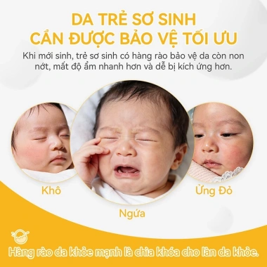 Kem dưỡng da mặt cho bé 0 tuổi 50g - Dưỡng ẩm sâu, làm dịu da nhạy cảm, không gây kích ứng 2
