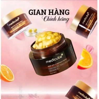 Kem dưỡng da Medicube Vitamin C Cream – Dưỡng ẩm ban đêm, phục hồi da, 370k