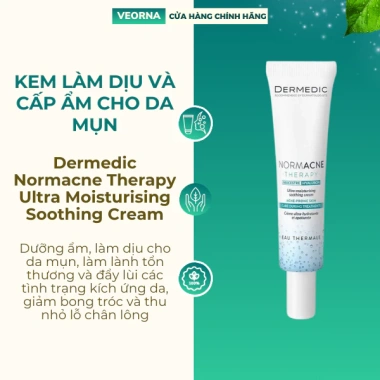 Kem Dưỡng Da Mụn Dermedic Normacne Ultra Moisturising Soothing Cấp Ẩm, Làm Dịu - 789.000đ 2