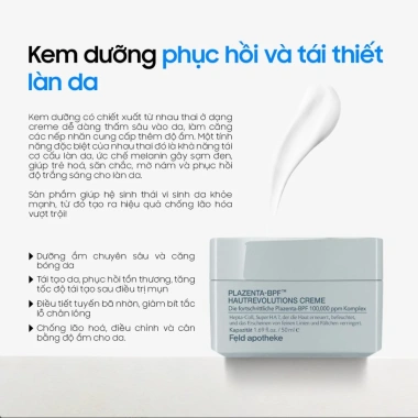Kem dưỡng da nhau thai Feld Apotheke Placenta BPFTM Skin Revolution - Giảm giá 22% chỉ 685.020đ, dưỡng ẩm & làm sáng da