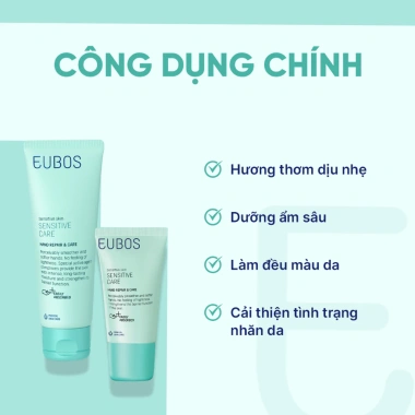 Kem Dưỡng Da Tay và Móng EUBOS - Dưỡng ẩm không nhờn, bảo vệ da mềm mịn, phù hợp da nhạy cảm - Giá 151.000đ 5 Kem Dưỡng Da Tay và Móng EUBOS - Dưỡng ẩm không nhờn, bảo vệ da mềm mịn, phù hợp da nhạy cảm - Giá 151.000đ 5