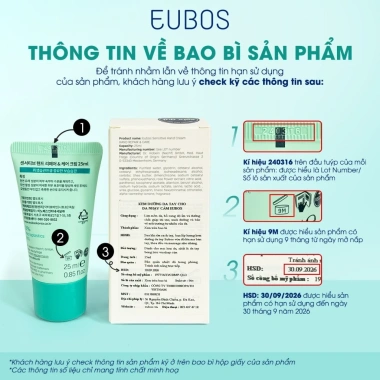 Kem Dưỡng Da Tay và Móng EUBOS - Dưỡng ẩm không nhờn, bảo vệ da mềm mịn, phù hợp da nhạy cảm - Giá 151.000đ 9 Kem Dưỡng Da Tay và Móng EUBOS - Dưỡng ẩm không nhờn, bảo vệ da mềm mịn, phù hợp da nhạy cảm - Giá 151.000đ 9