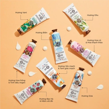 Kem dưỡng da tay Yves Rocher 30ml - Dưỡng ẩm, mềm mịn, đa dạng mùi hương, giảm giá 171k