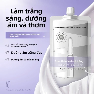 Kem Dưỡng Da Toàn Thân Niacinamide Dưỡng Ẩm, Làm Trắng, Làm Mới Da 3
