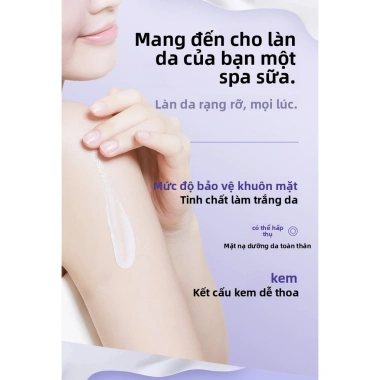 Kem Dưỡng Da Toàn Thân Niacinamide Dưỡng Ẩm, Làm Trắng, Làm Mới Da 7