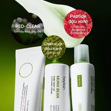 Kem Dưỡng Đậu Xanh Be pờ lên 60ml - Giảm lỗ chân lông, ngăn ngừa lão hoá, không gây nhờn, giá ưu đãi 235.000đ 3