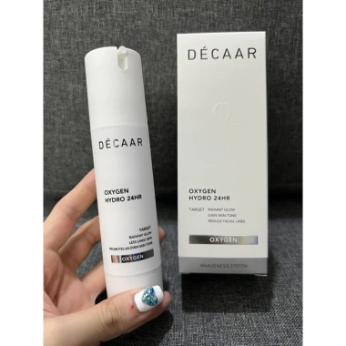 Kem Dưỡng Decaar Oxygen Hydro 24h Fullsize - Dưỡng Ẩm, Phục Hồi, Cung Cấp Oxy Tươi, Giá Khuyến Mãi 1.453.115₫