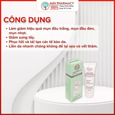 Kem Dưỡng DERMA Anti Acne Cream 10g - Giảm và Ngừa Mụn, Gamma Chemicals, Giá 32.500 VND - Minpharmacy 3 Kem Dưỡng DERMA Anti Acne Cream 10g - Giảm và Ngừa Mụn, Gamma Chemicals, Giá 32.500 VND - Minpharmacy 3