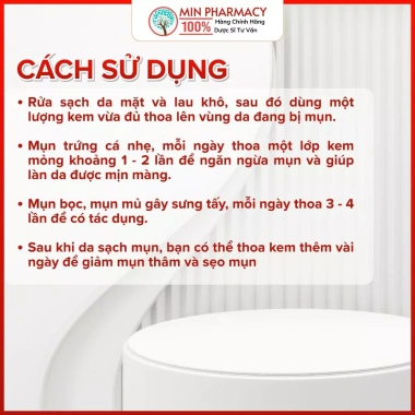 Kem Dưỡng DERMA Anti Acne Cream 10g - Giảm và Ngừa Mụn, Gamma Chemicals, Giá 32.500 VND - Minpharmacy