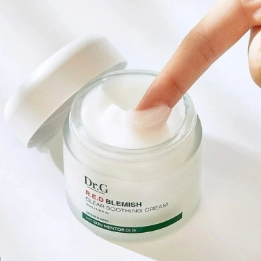 Kem dưỡng Dr.G R.E.D Blemish Clear Soothing Cream 10-30-70ml Dưỡng ẩm, Phục hồi, Giá ưu đãi 349.000₫ - Chính hãng 9
