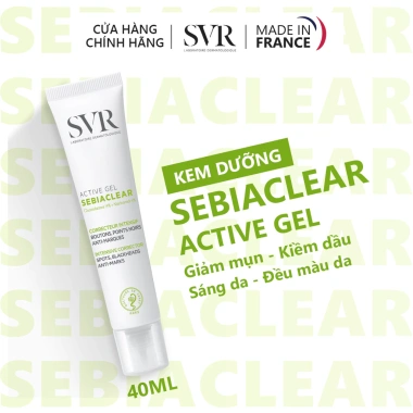Kem dưỡng giảm mụn SVR Sebiaclear Gel 40ml - Ngừa thâm, kiểm dầu, chỉ 455.000đ 2 Kem dưỡng giảm mụn SVR Sebiaclear Gel 40ml - Ngừa thâm, kiểm dầu, chỉ 455.000đ 2