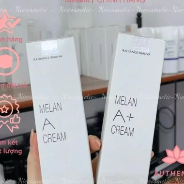 Kem dưỡng giảm nám Melan A và Melan A+ Radiance Beauva – Sáng da, mờ thâm, trẻ hoá, giảm giá 20%