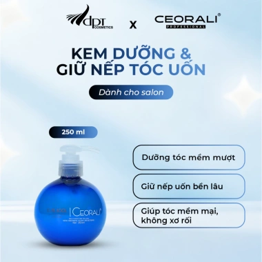 Kem dưỡng giữ nếp tóc uốn Ceorali 250ml: bóng mượt, không bết dính, giảm giá 65k 10