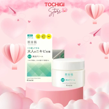 Kem dưỡng Kracie Hadabisei Acne ngừa mụn, dưỡng trắng, giá 229k – Da sạch sáng mịn