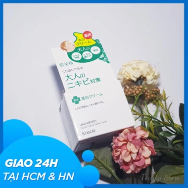 Kem dưỡng Kracie Hadabisei Acne ngừa mụn, dưỡng trắng, giá 229k – Da sạch sáng mịn