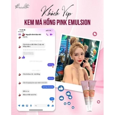 Kem Dưỡng Má Hồng Pink Emulsion Chính Hãng Thanh Tô - Giá 118.000đ, Dưỡng ẩm Sáng Da 6
