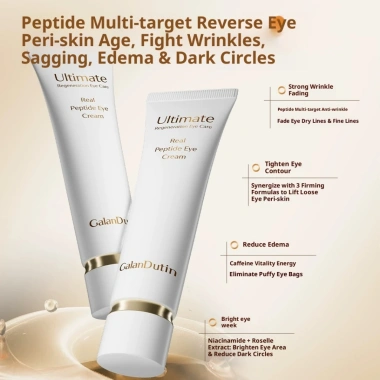 Kem dưỡng mắt GALANDUTIN Peptide 30g - Dưỡng ẩm sâu, săn chắc, giảm quầng thâm và nếp nhăn, giảm giá 18%
