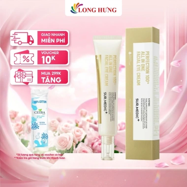 Kem Dưỡng Mắt Sur.Medic Perfection 100 35ml - Dưỡng ẩm, giảm nếp nhăn, giá ưu đãi 439.000₫